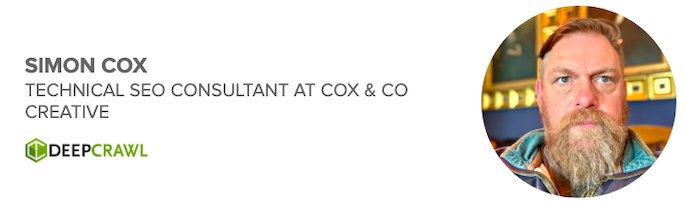Simon Cox, Technical SEO Consultant at Cox & Co Creative