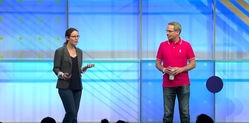 Jenny Gove & Pete LePage at Google I/O 2018