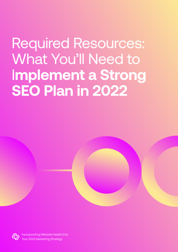 Cover - Required Resources for SEO