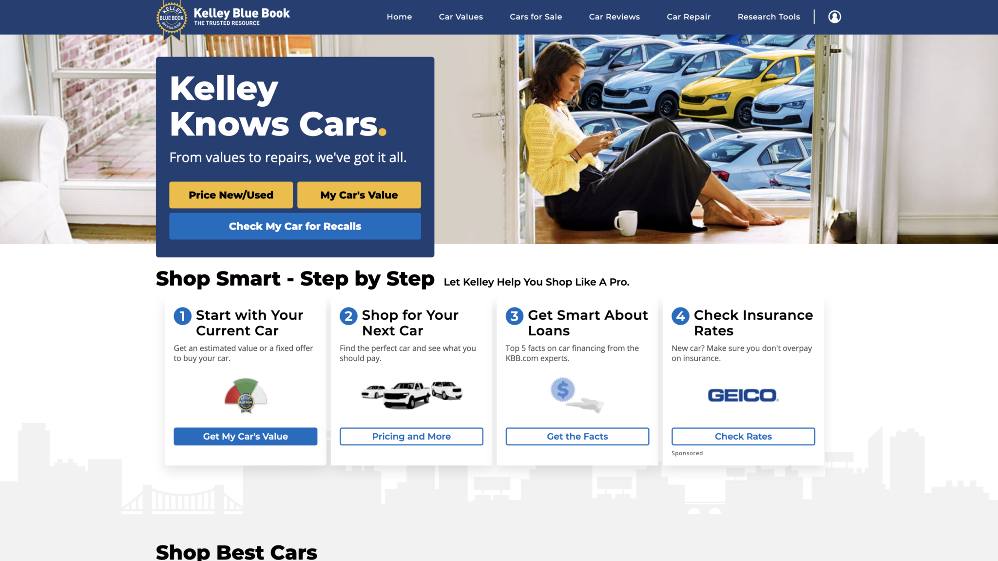 SEO case study for Cox Automotive - Kelley Blue Book Site